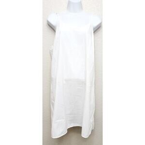 Target White Spaghetti Strap Pull On Cotton Mini Dress Large Lightweight Soft